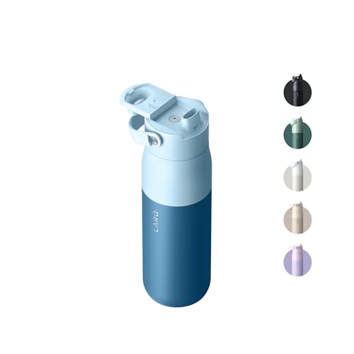34oz Insulated Stainless Steel Water Bottle with Silicone Handle W60327