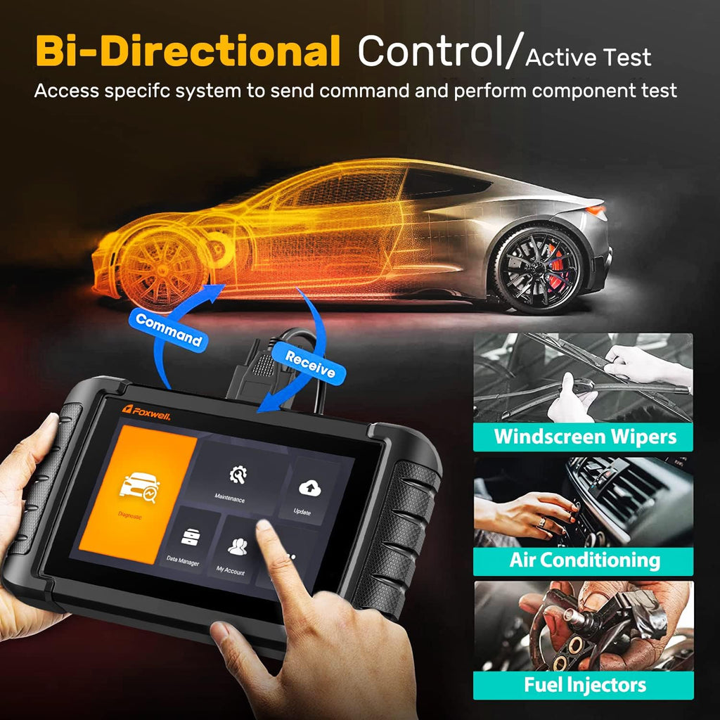 Bidirectional Scan Tool OBD2 Scanner with 30 Service Reset F3227