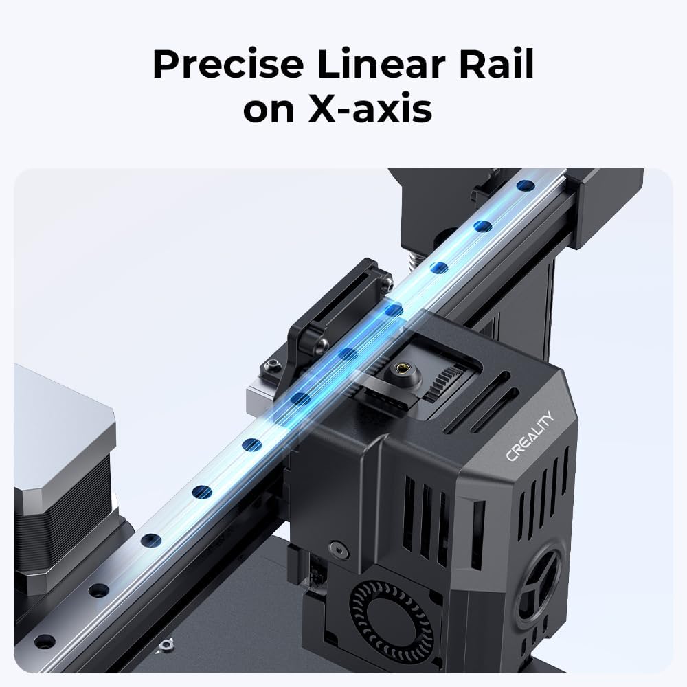 3D Printer with 500mm/s Max Printing Speed, 60W Ceramic Heater Hotend, X-axis Linear Rail Y383
