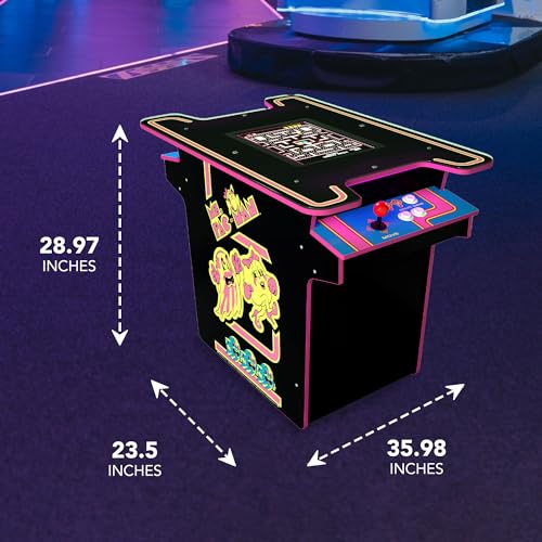 Black 17-Inch LCD Arcade Table with 12 Games I65337