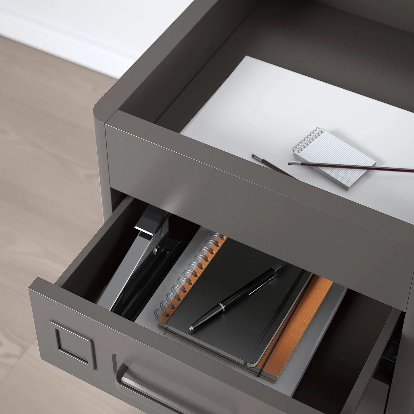 Dark Gray Drawer Unit on Casters X37975