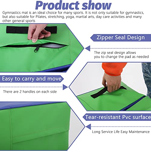 48"x24" Folding Incline Cheese Wedge Gymnastics Mat T8293