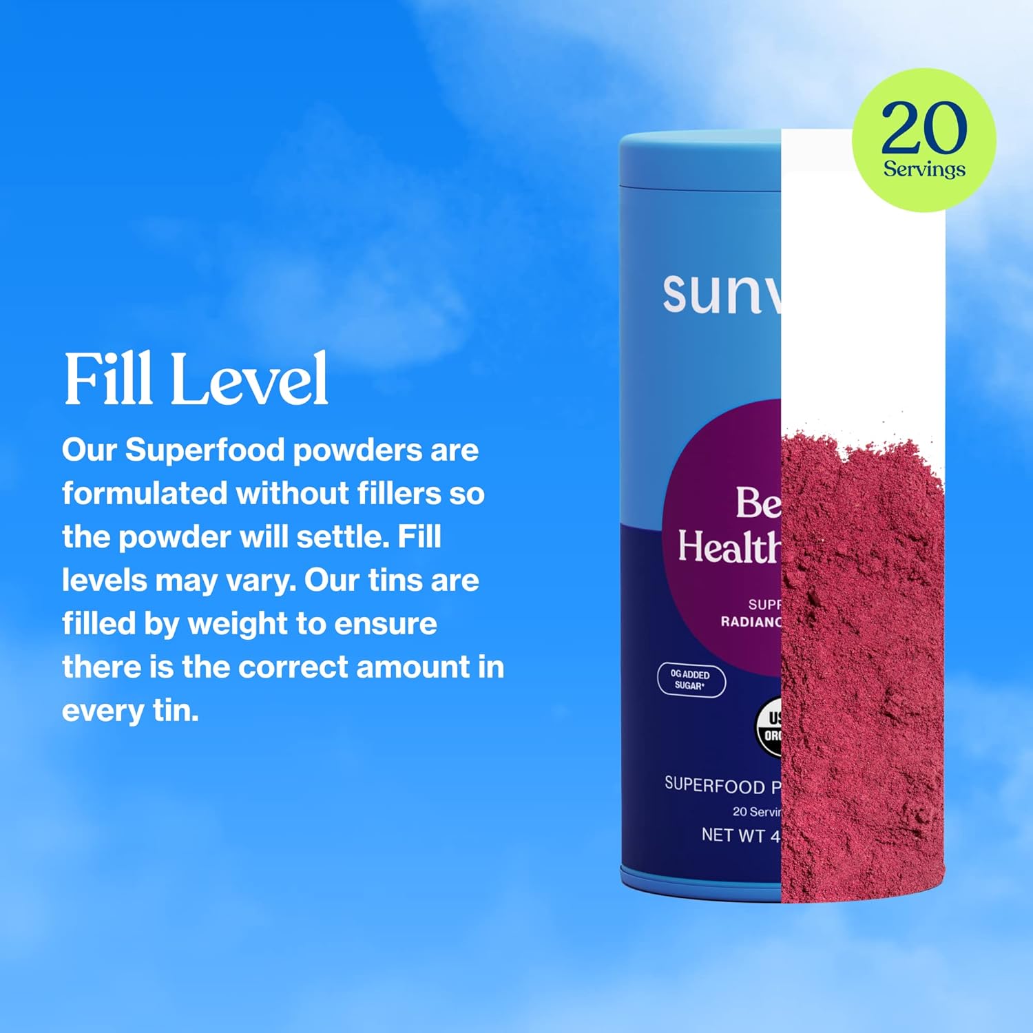 Berry Superfood Powder, 4.2 oz, 20 Servings I92263