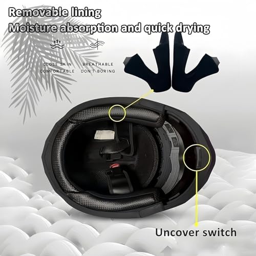 Bluetooth Modular Full Face Flip Up Motorcycle Helmet with Dual Speaker and Microphone J144