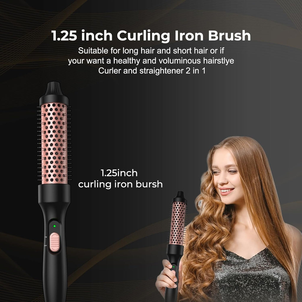1.25 inch Ceramic Tourmaline Heated Round Brush T85176