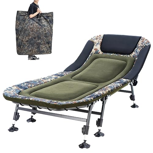 Heavy Duty Folding Camping Cot with Carry Bag W4522