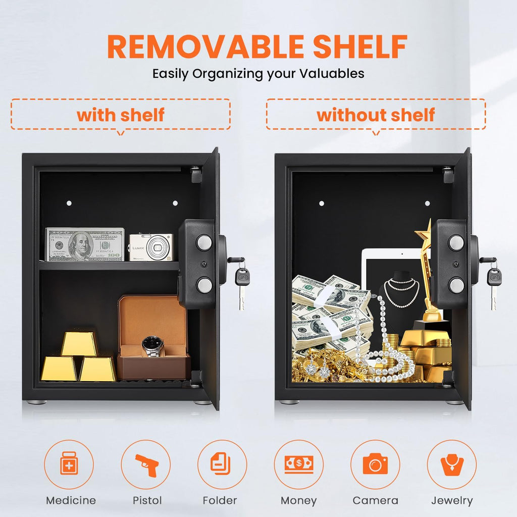 2.3 Cub Fireproof Safe with Digital Keypad N335