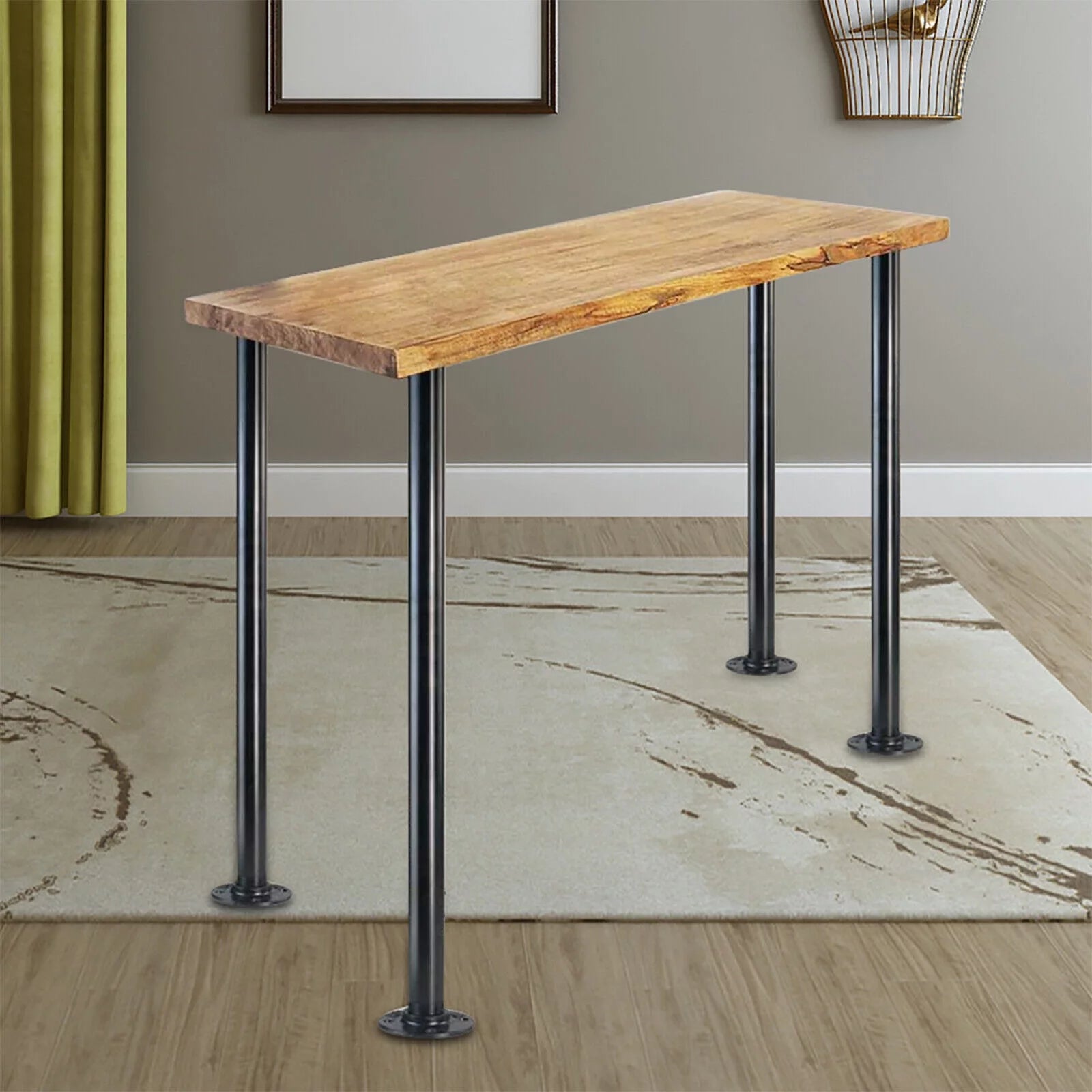 Black Metal Table Legs 4 Pack N450