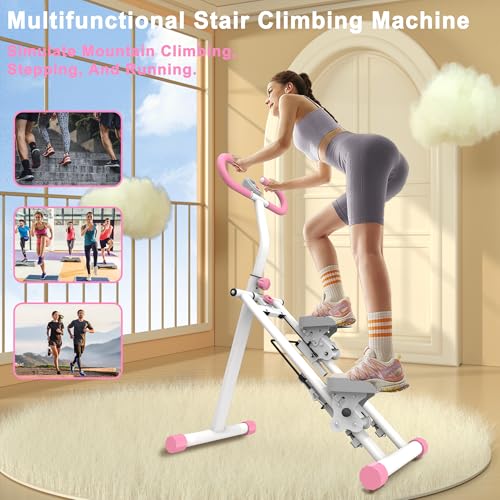 Stair Stepper Climber Fitness Equipment with Adjustable Handlebar F54742