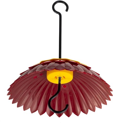 Red Hanging 8 inch Bird Feeder Dome Cover M876