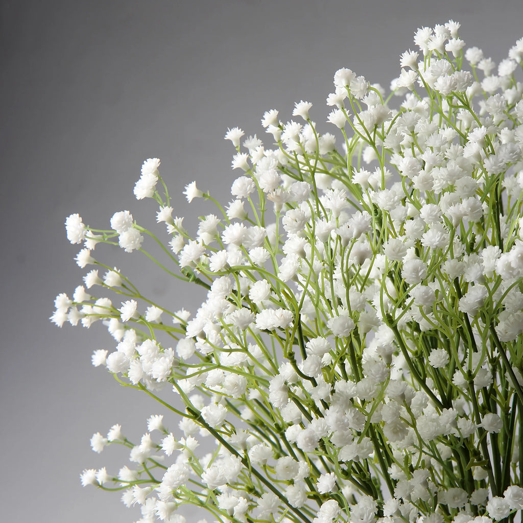 10 Pcs Artificial White Baby's Breath 23.6" A766966