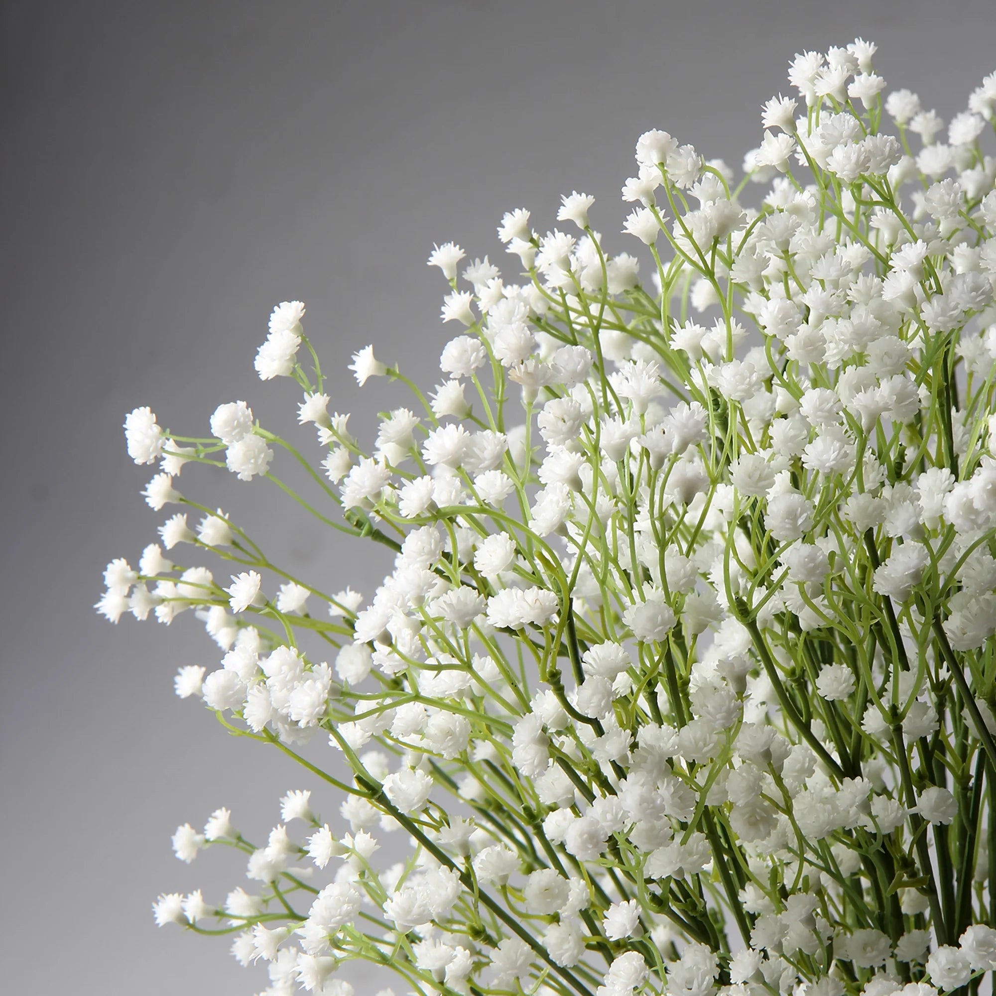 10 Pcs Artificial White Baby's Breath 23.6" A766966
