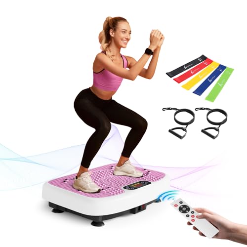 Whole Body Vibration Plate Exercise Machine with Resistance Bands R2999