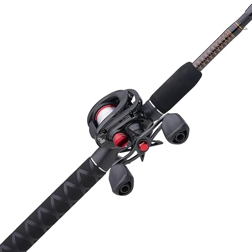 Low Profile Baitcast Reel and Fishing Rod Combo J584059