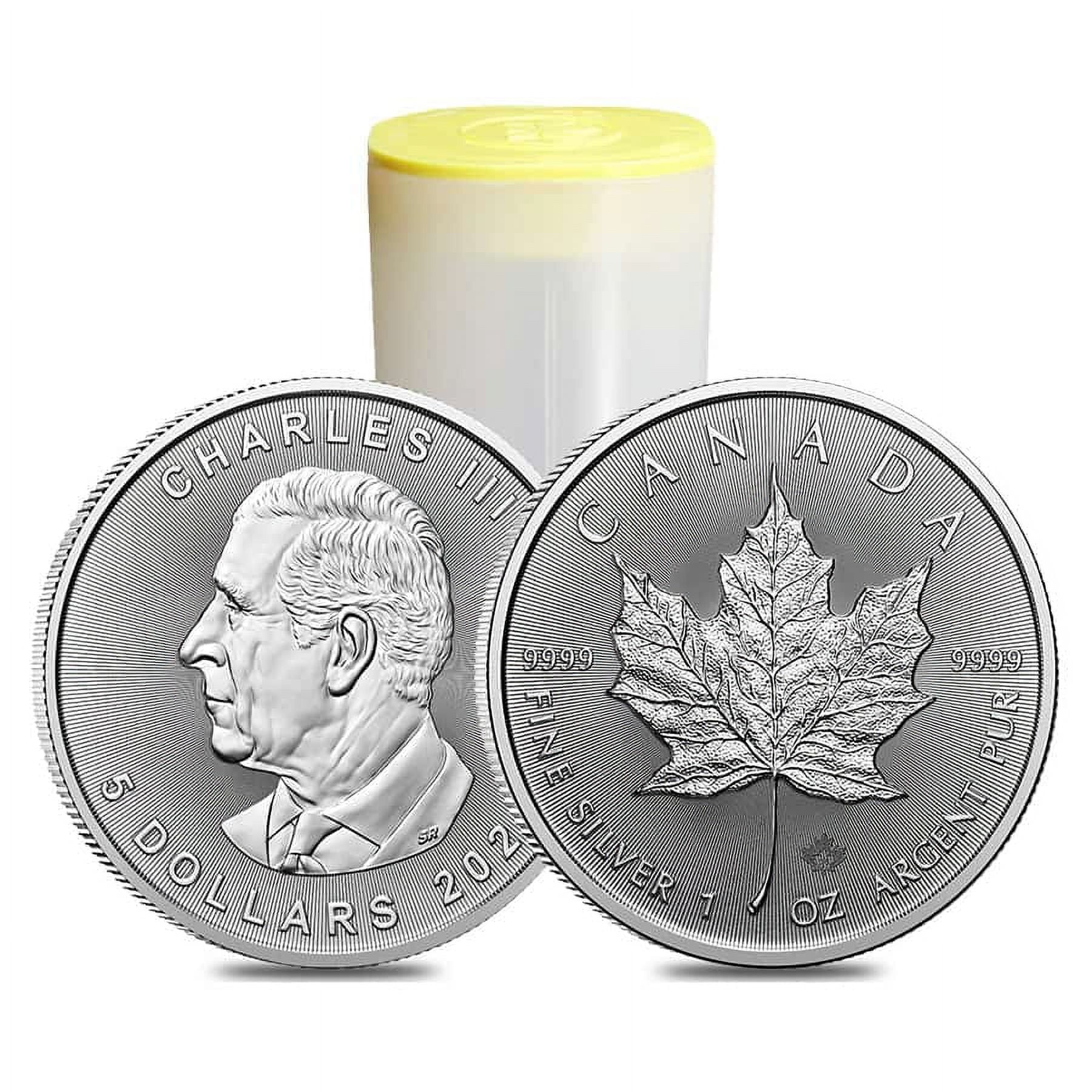 25 - 1 oz Canadian Silver Maple Leaf Coin Q94942