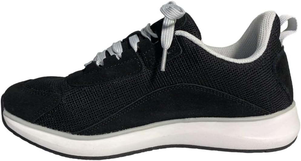 Women's Leather Trail Running Shoe (Black, 8.5) L205780