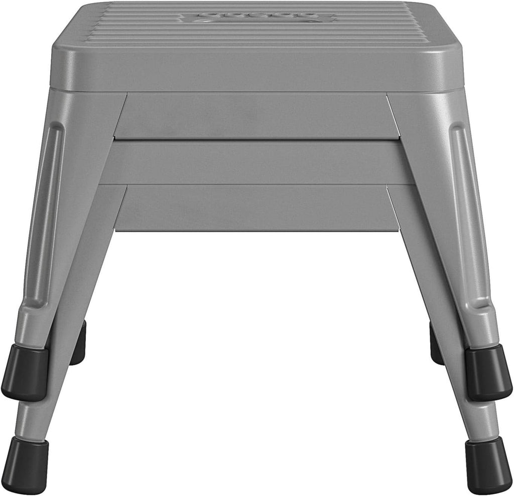 2 Pack Gray Steel Step Stool C199810
