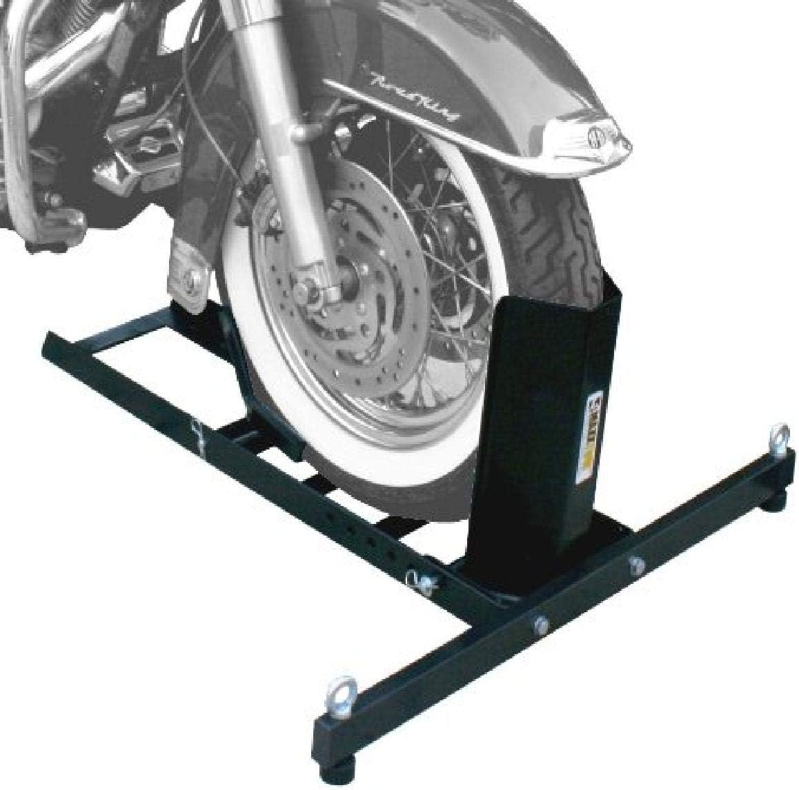 Adjustable Motorcycle Wheel Chock Stand Heavy Duty 1800lb Weight Capacity A480