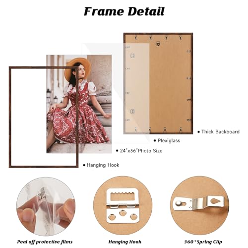 3 Pack 20x27 Matte Gold Picture Frame B72177