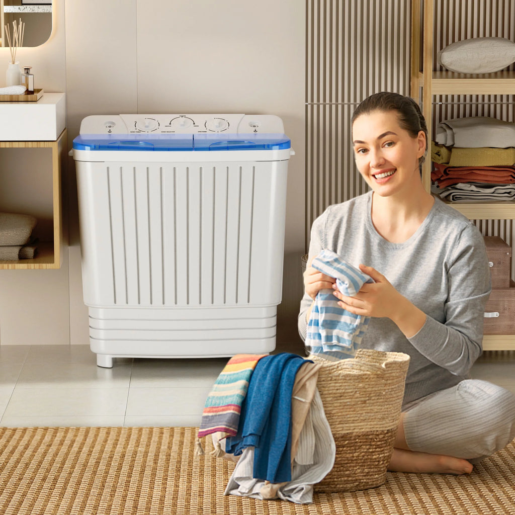Blue 2.33 cu.ft. Portable Washer & Dryer Combo Washing Machine N832