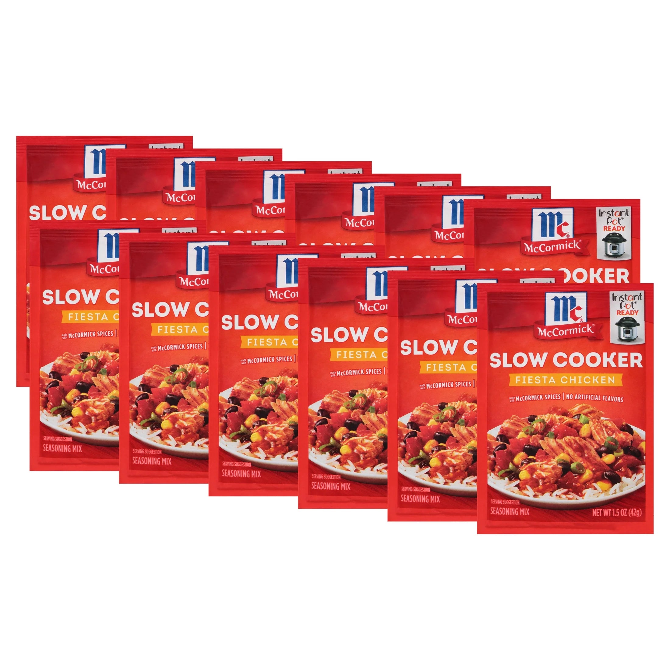 (12 pack) 1.5 oz Slow Cooker Fiesta Chicken Seasoning Mix L5249