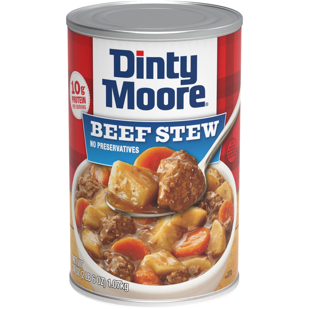 (6 pack) Beef Stew, Shelf-Stable, Steel Can 38 oz U819791