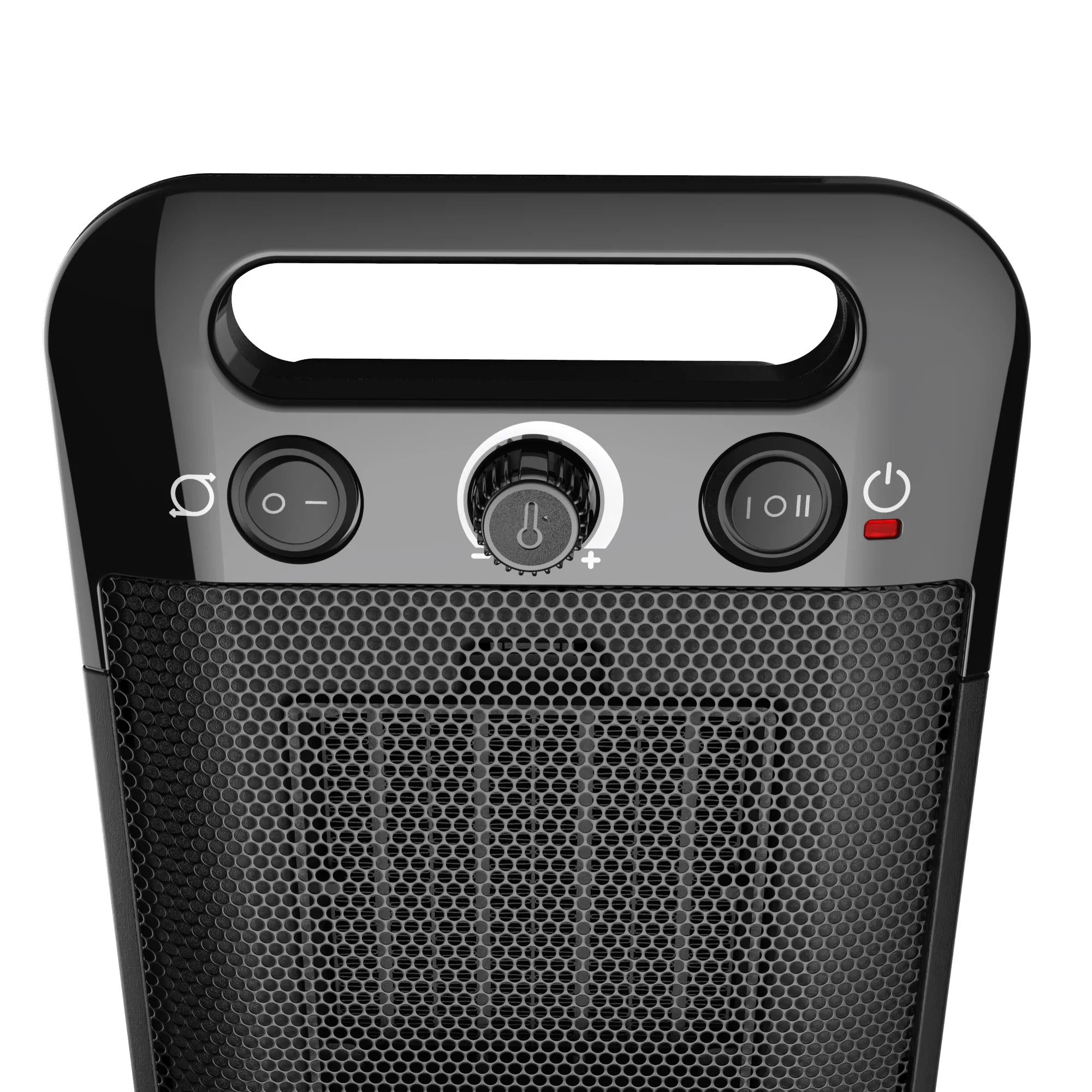12" Oscillating Ceramic Space Heater with Thermostat, Black V978182