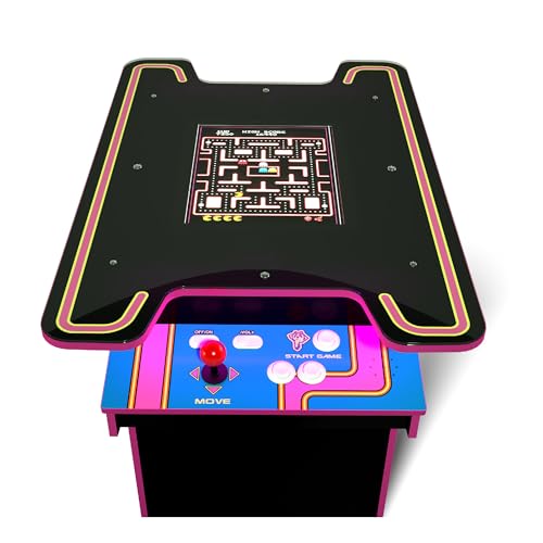 Black 17-Inch LCD Arcade Table with 12 Games I65337