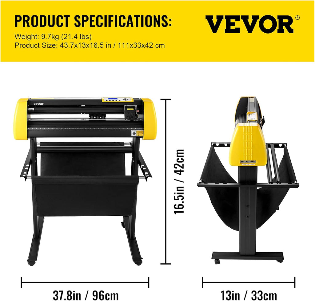 28 in Vinyl Cutter Machine with Stand D38222