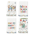 18x26 Inch Set of 4 Christmas Kitchen Towels X1395