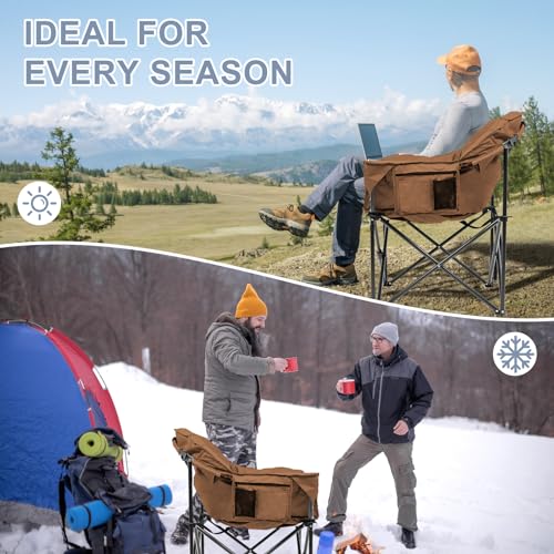 Oversized Heated Folding Camping Chair H1029