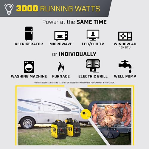 4000-Watt Dual Fuel Portable Inverter Generator X71420