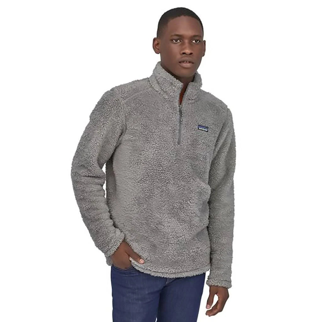 Men's 1/4 Zip Feather Grey Sweater A2273