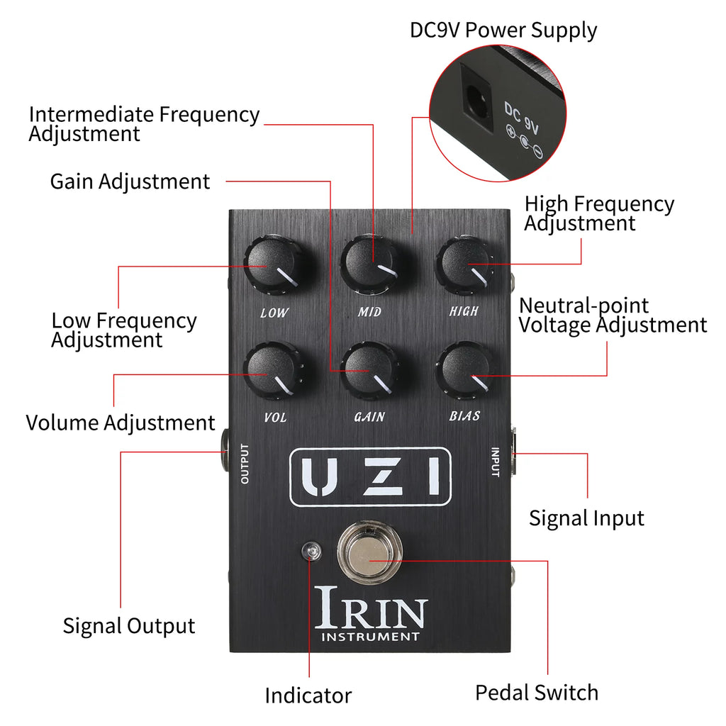 Guitar Heavy Distortion Effect Simulator Cabinet Simulator Effector Pedal P264027
