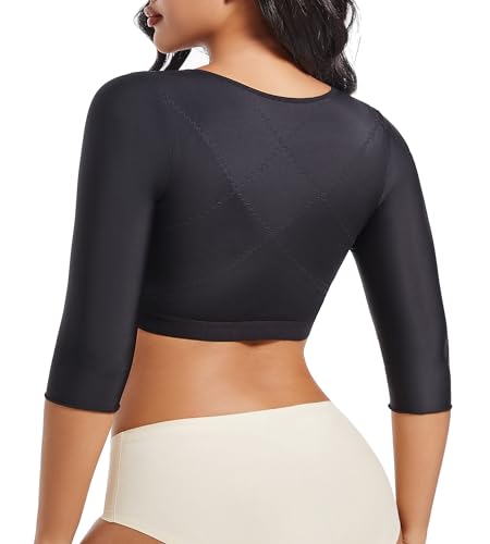 Post Op Arm Compression Sleeve Front Closure Faja Post Surgery Bra Shapewear S854720