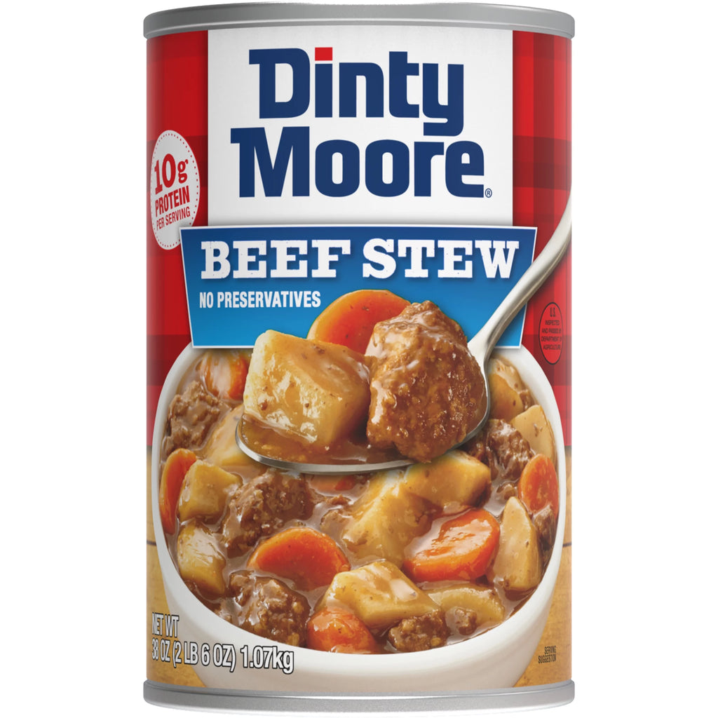 (6 pack) Beef Stew, Shelf-Stable, Steel Can 38 oz U819791