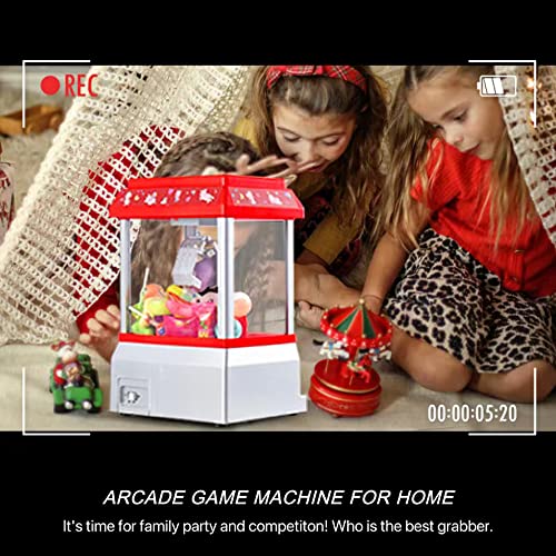 Mini Claw Machine Candy Grabber Prize Dispenser Arcade Game Machine E532