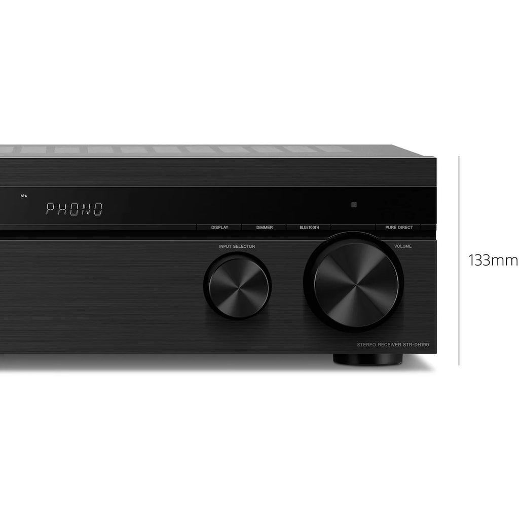 Stereo Receiver with Phono Input and Bluetooth Connectivity V5886
