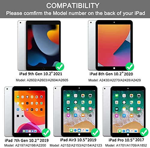 Teal Detachable BT Keyboard Case for iPad 10.2 Y367581