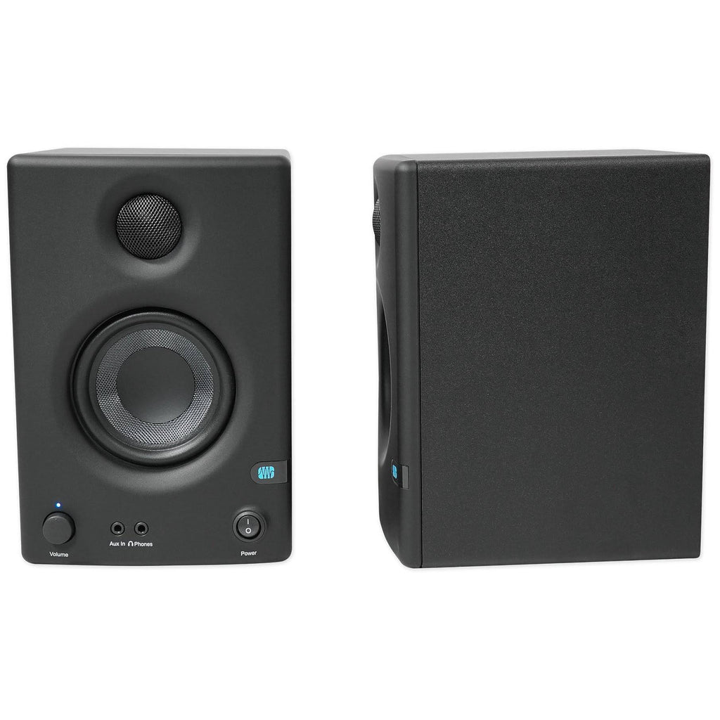 Pair Powered Studio Monitor Speakers and Studio Headphones V44701