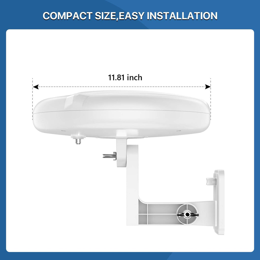Outdoor TV Antenna Amplified Long Range 4K 1080P UHF VHF V31917