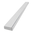 1 in. x 8 in. x 8 ft. Primed White Smooth Pine Shiplap Board N777