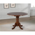 Chestnut Round Drop Leaf Dining Table B83170