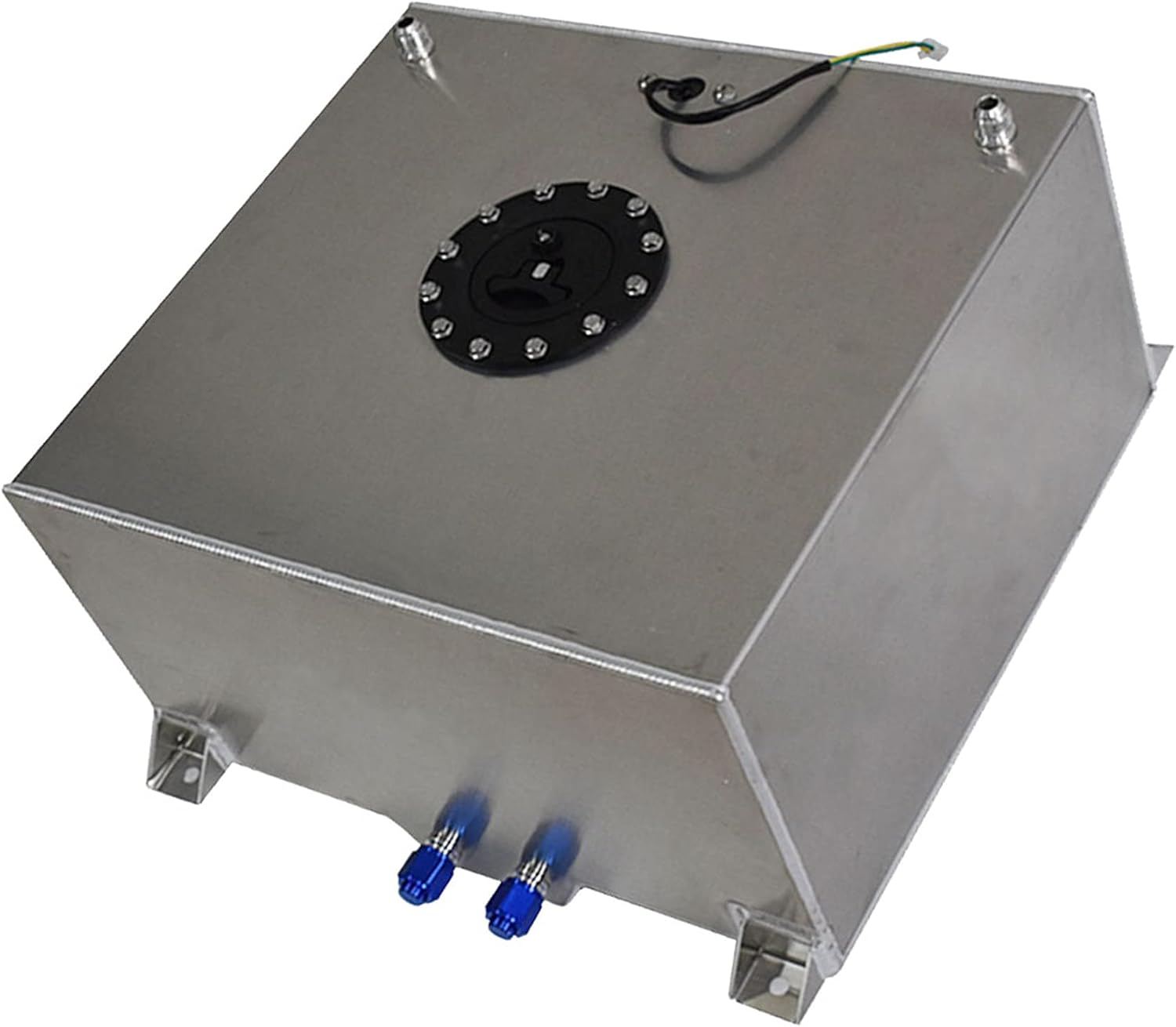 15 Gallon Polished Aluminum Fuel Cell Tank with Level Sender S608363