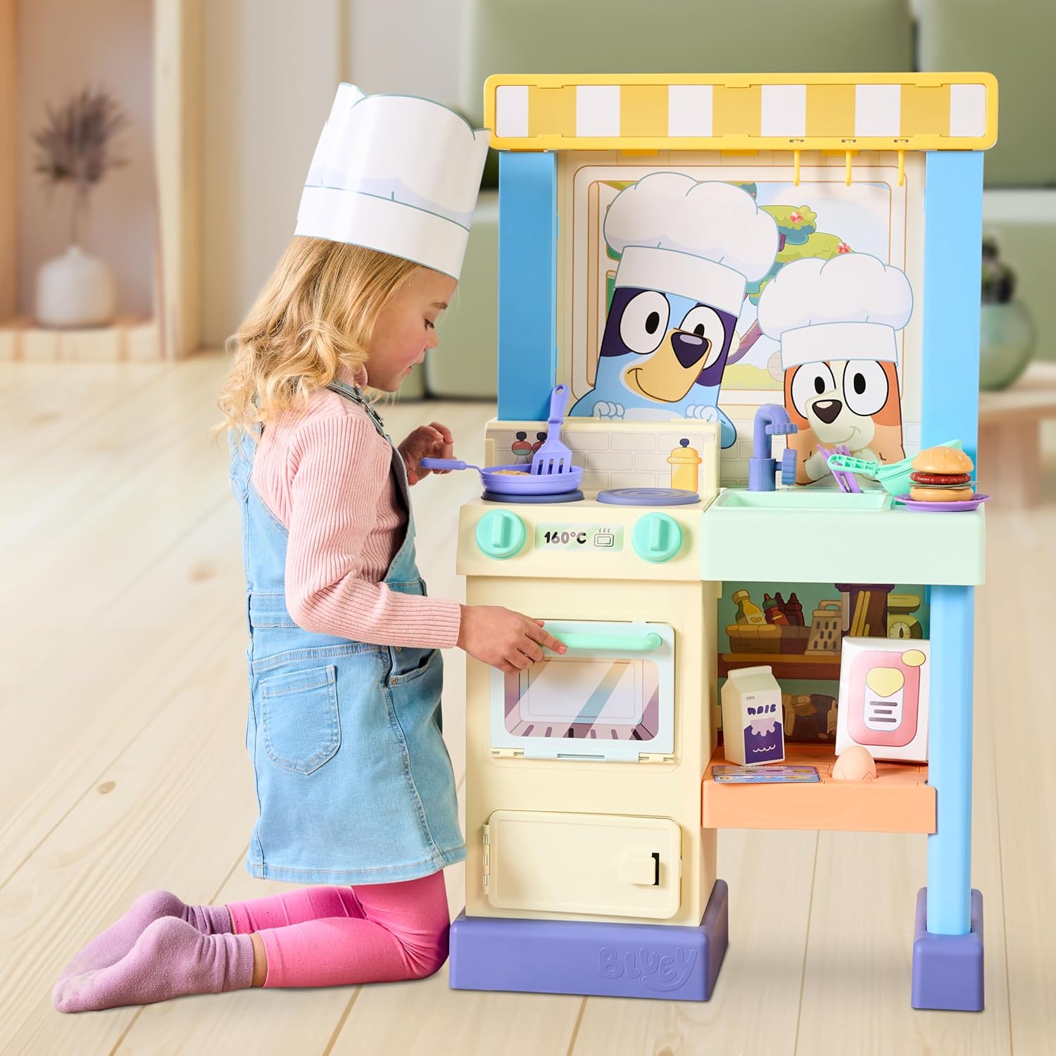 Cook with Chef Kitchen Playset with 20 Play Pieces P687
