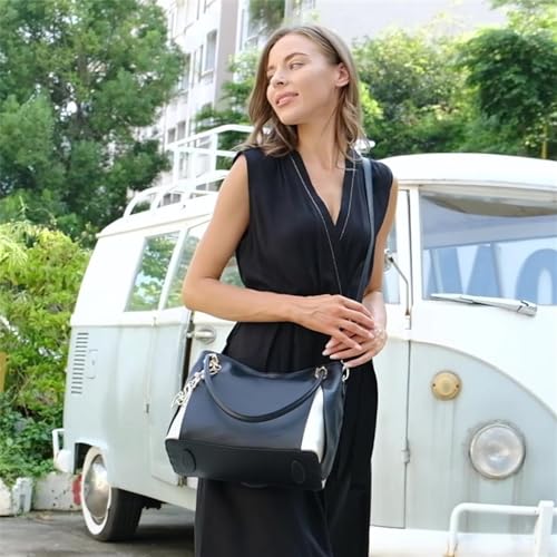 Genuine Leather Top-handle Totes Crossbody Bags O52054