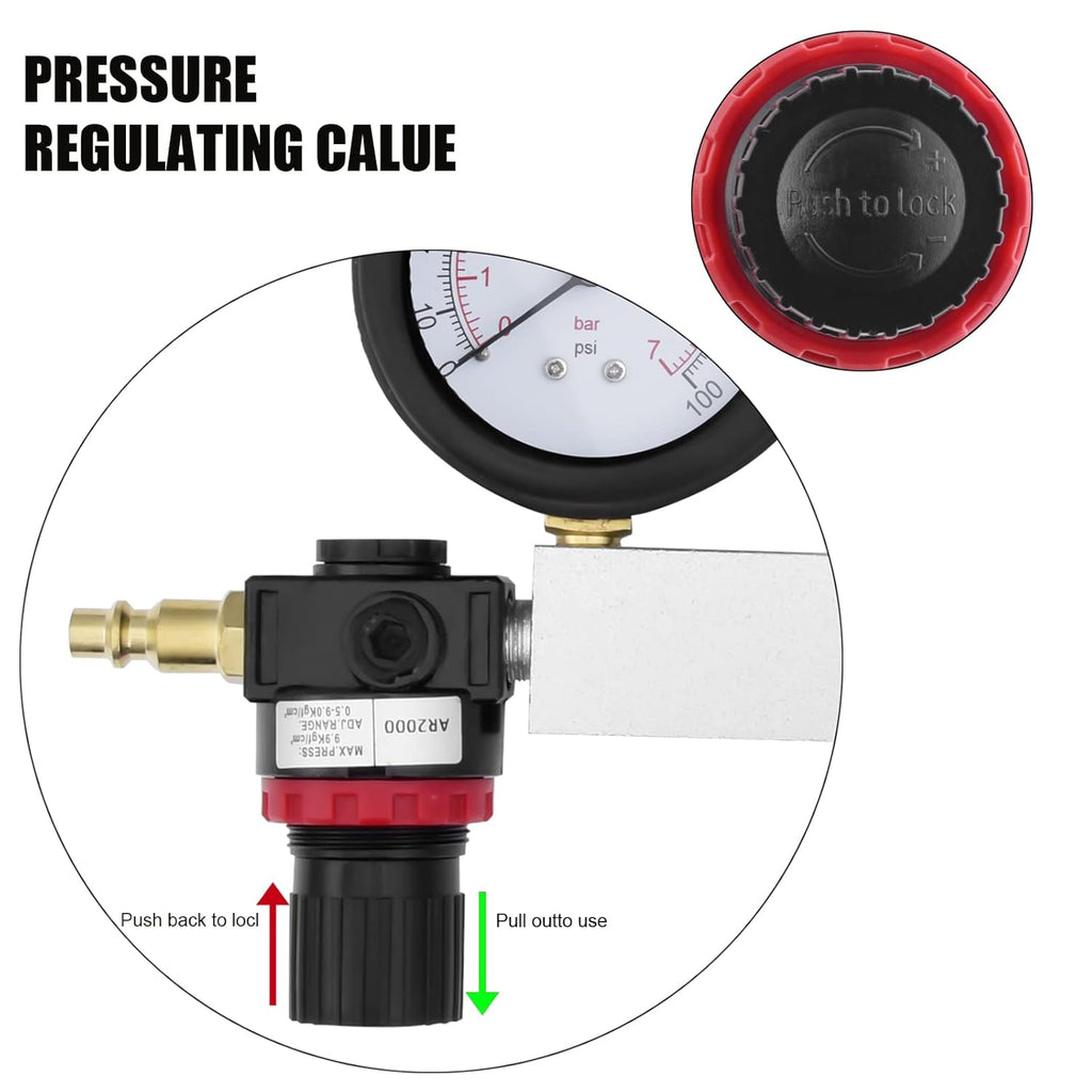 Cylinder Leak Down Tester Dual Gauge Leakdown Tester Kit B687