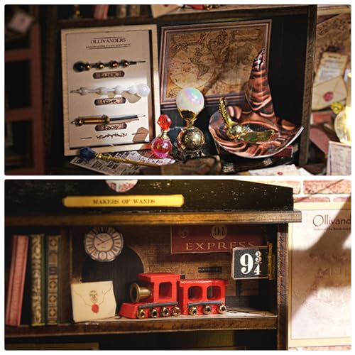 Miniature Dollhouse Kit with Furniture, 1:24 Scale E2416