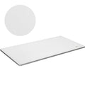 White 55" x 28" x 1" Solid Particle Board Desk Top L5813
