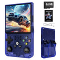 Retro Handheld Game Console with 4.0-in HD IPS Screen (Transparent Black) Q2253